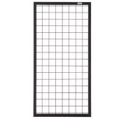 Elephant Draadscherm Forte composiet kader antraciet met zwart draad (90 x 180 cm)