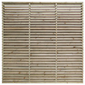 Elephant Schutting vuren Trend louvre recht 30L groen geimpregneerd (180 x 180 cm) schermdikte 6,8 cm