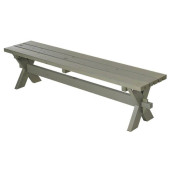 Plus Danmark Bank vuren geimpregneerd - Nostalgi grijsbruin 38 x 177 x 44 cm