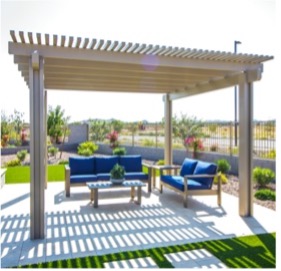 Houten pergola